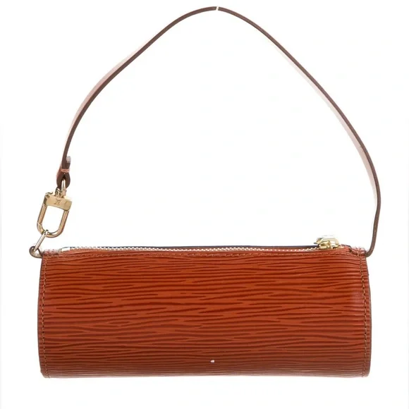 Vintage Louis Vuitton Brown Epi Soufflot Pochette - Picture 4 of 5